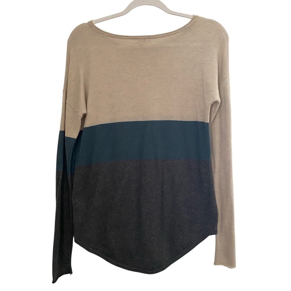 Smartwool The Shadow Pine Merino Wool Color Block Knit Sweater Womens Size Small - Picture 3 of 9